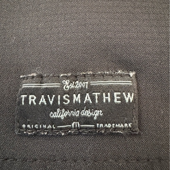 Travis Mathew Wanderlust Hoodie Full Zip Black Stretch Men’s Size Small - Picture 9 of 15